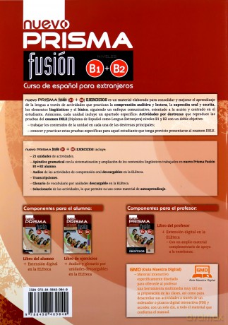 Nuevo Prisma fusion B1+B2 ejerc [KSIĄŻKA]