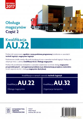 Obsługa magazynów cz. 2 kwalifikacja AU.22 [KSIĄŻKA]