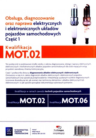 Obsługa, diagnozowanie oraz naprawa elektrycznych i elektronicznych układów pojazdów samochodowych cz. 1 MG.12 [KSIĄŻKA]