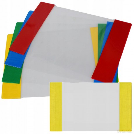 Okładka na zeszyt A5 PVC MIX (5 szt)