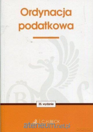 Ordynacja podatkowa [KSIĄŻKA]