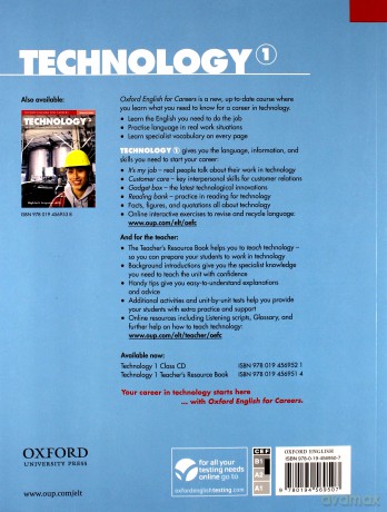 Oxford English for Careers.Technology 1 podręcznik [KSIĄŻKA]