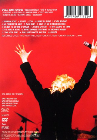 Cyndi Lauper: Live... At Last (jewel case) [DVD]