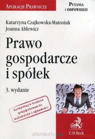 Prawo gospodarcze i spółek [KSIĄŻKA]