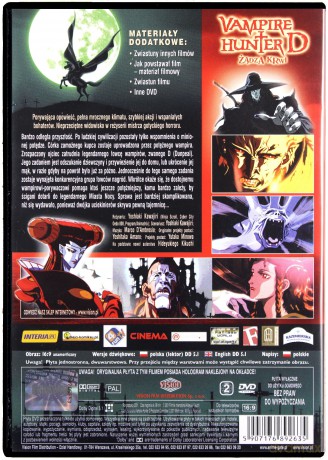 Vampire Hunter D: Żądza krwi [DVD]