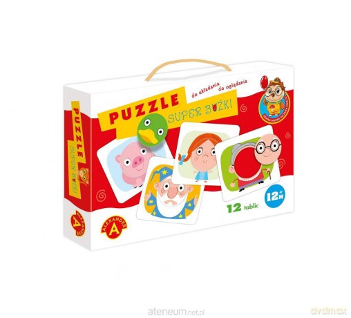 Puzzle super buźki - Sówka mądra główka [PUZZLE]