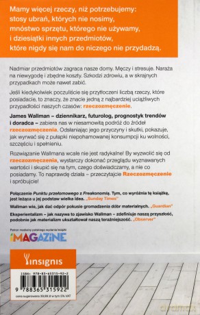 Rzeczozmęczenie. Jak żyć pełniej, posiadając mniej - James Wallman [KSIĄŻKA]