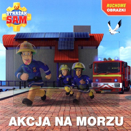 Strażak Sam. Akcja na morzu (okładka 3D) [KSIĄŻKA]