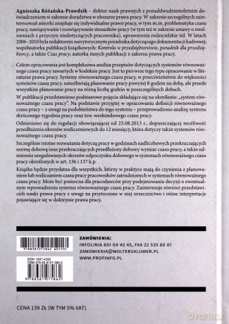 Systemy równoważnego czasu pracy w kodeksie pracy [KSIĄŻKA]