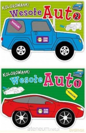 Wesołe auta 1 Pakiet [KSIĄŻKA]
