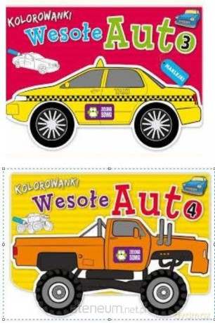 Wesołe auta 2 Pakiet [KSIĄŻKA]