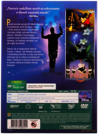 Fantazja (Disney) [DVD]