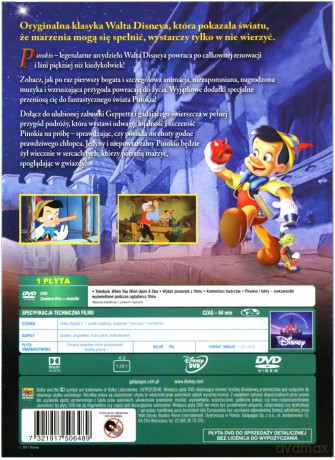 Pinokio (Disney) [DVD]