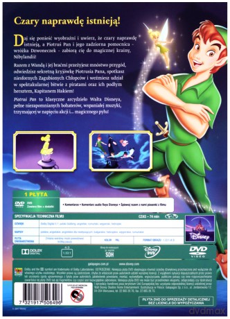 Piotruś Pan (Disney) [DVD]