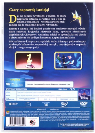 Piotruś Pan (Disney) [DVD]