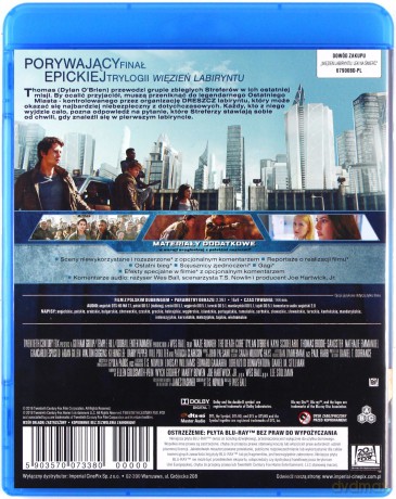 Więzień labiryntu: Lek na śmierć [Blu-Ray]