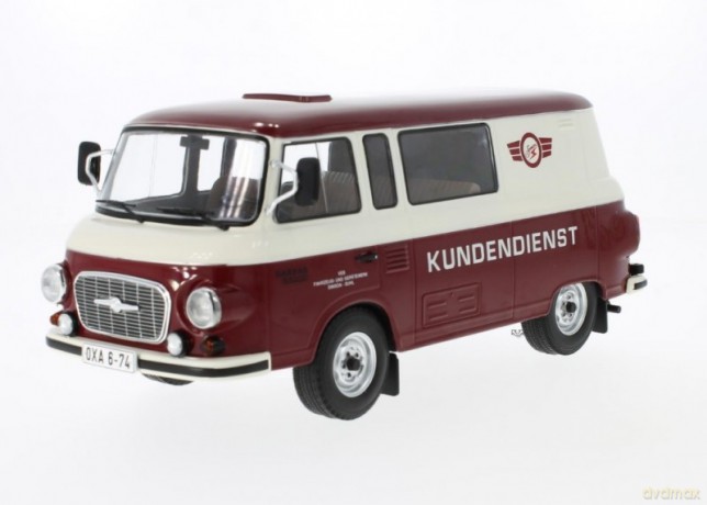 Barkas B 1000 Halbbus Simson Kundendienst 1970
