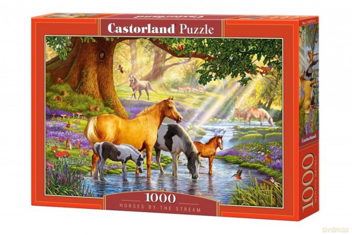 CASTOR 1000 el. Konie nad strumykiem [PUZZLE]