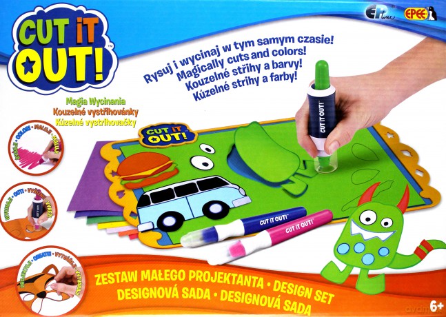 Cut it out! Magia Wycinania Zestaw Małego Projektanta