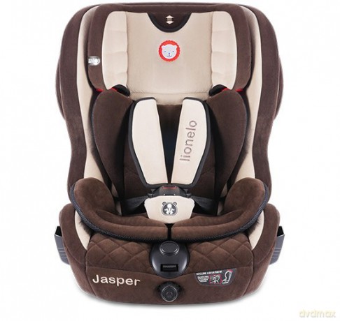 Fotelik 9-36 kg Jasper brązowy zamsz