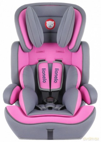 Fotelik 9-36 kg Levi Plus pink