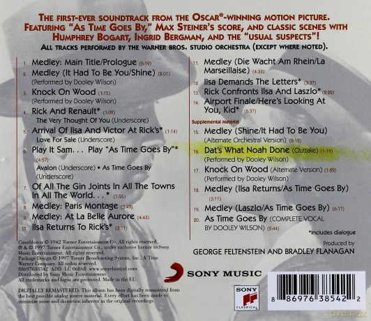 Casablanca soundtrack [CD]