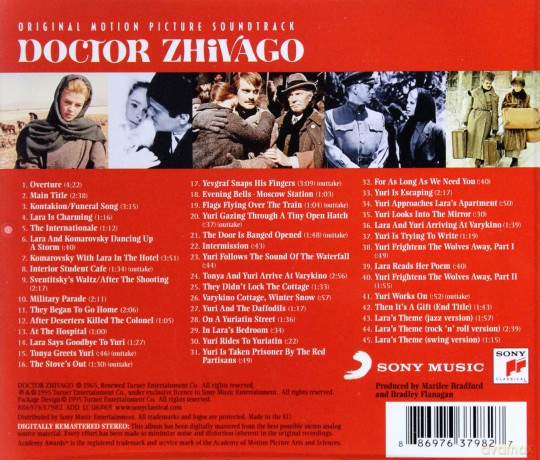 Doctor Zhivago Soundtrack (Doktor Żywago) (Remastered) [CD]