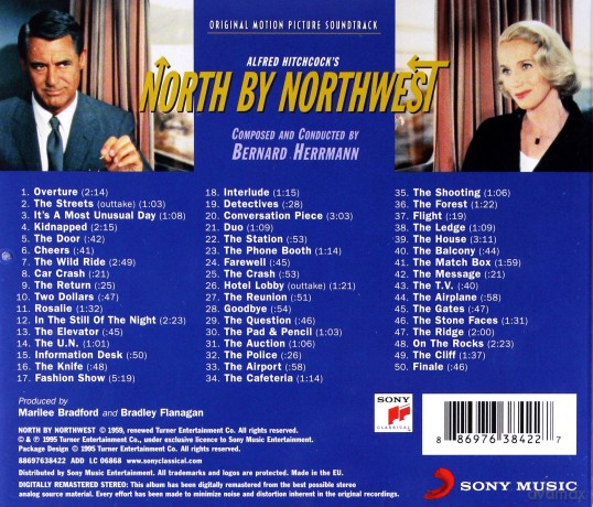 North By Northwest soundtrack (Północ Północny-Zachód) [CD]