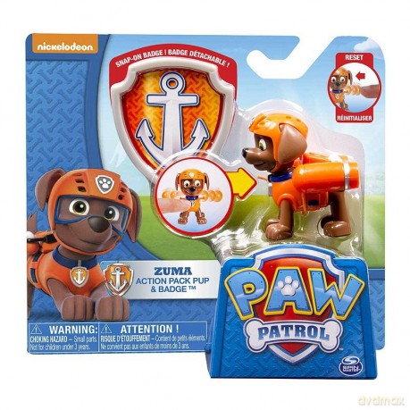 Psi Patrol Figurka z odznaką Zuma [FIGURKA]