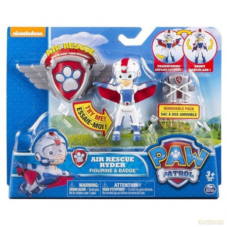 Psi Patrol Powietrzny Figurka z odznaką Ryder [FIGURKA]
