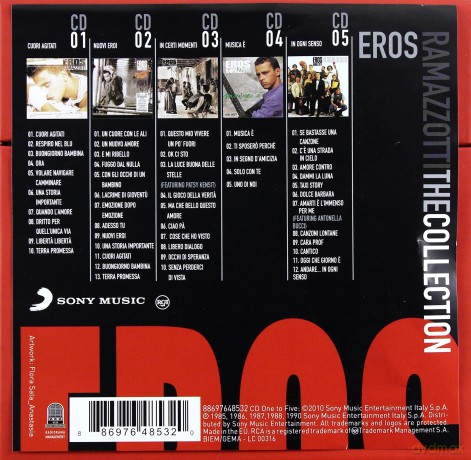 Eros Ramazzotti: The Collection [5CD]