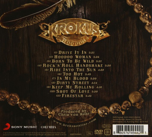 Krokus: Hoodoo (digipack) [CD]+[DVD]