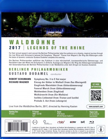 Gustavo Dudamel & Berliner Philharmoniker: Euroarts - Berliner Philharmoniker - Waldbuhne 2017 - Open Air Berlin [Blu-Ray]