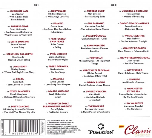 RMF Classic. Najpiekniejsza Muzyka Filmowa vol. 2 (digipack) [2CD]