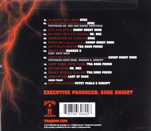 The Very Best Of Death Row (Explicit Version) [CD]