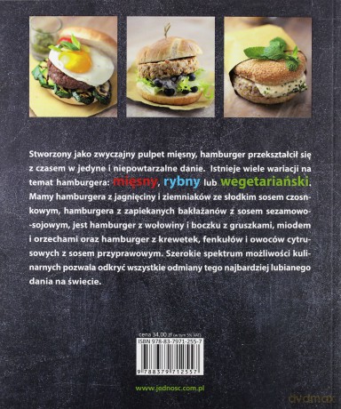 Hamburger. Smakowite przepisy na najbardziej lubiane danie na świecie - Alberto Citterio [KSIĄŻKA]