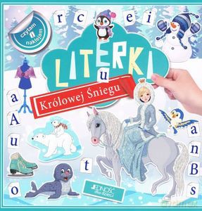 Literki u Królowej Śniegu. Czytam i naklejam - Dorota Skwark [KSIĄŻKA]
