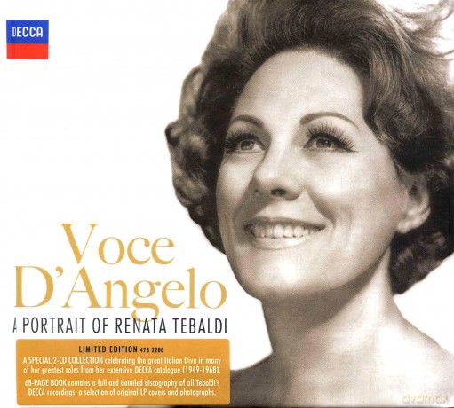 Renata Tebaldi: Voce D'angelo - A Portrait (digibook) [CD]