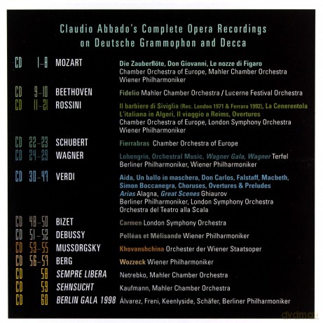 Claudio Abbado: The Opera Edition [60CD]