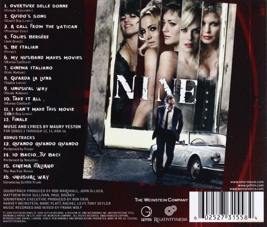 Nine soundtrack (Dziewięć) (polska cena!!!) [CD]