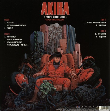 Akira - Symphonic Suite soundtrack (Geinoh Yamashirogumi) [2xWinyl]