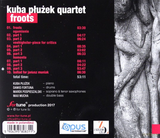 Kuba Pluzek Quartet: Froots [CD]