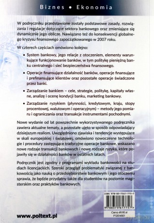 Bankowość, instytucje, operacje, zarządzanie [KSIĄŻKA]