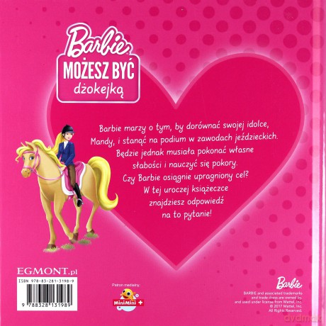 Barbie możesz być dżokejką [KSIĄŻKA]