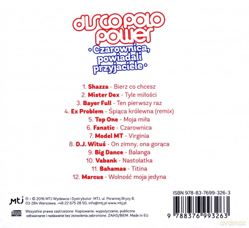 Disco polo power. Czarownica powiadali przyjaciele [CD]