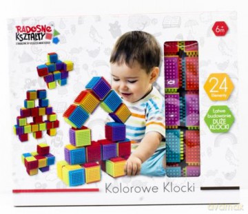 Grzebieniowe Klocki 24 Sztuki Klocki Dvdmaxpl