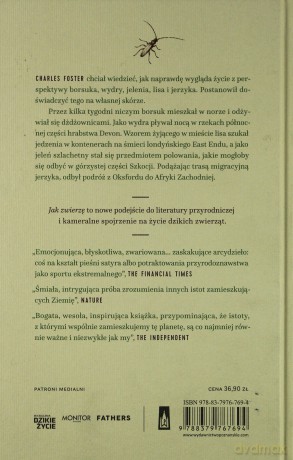 Jak zwierzę. Intymne zbliżenie z naturą - Charles Foster [KSIĄŻKA]