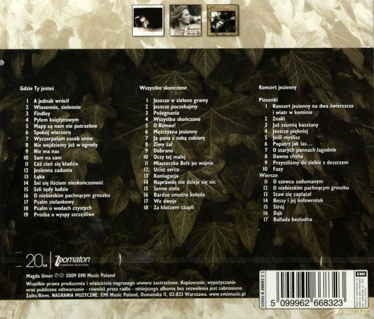 Magda Umer: Kolekcja 20 Lecia Pomatonu [BOX] [3CD]