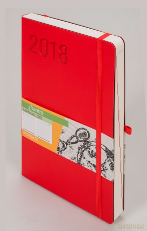 Kalendarz 2018 impresja A5 czerwony [KALENDARZ]