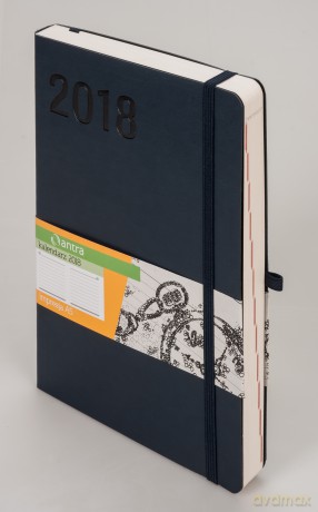 Kalendarz 2018 impresja A5 granat [KALENDARZ]
